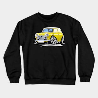 Classic Mini Cooper Yellow Crewneck Sweatshirt